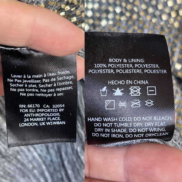 SABINA MUSÁYEV Tied Shimmer Tunic dress size small - Picture 10 of 16